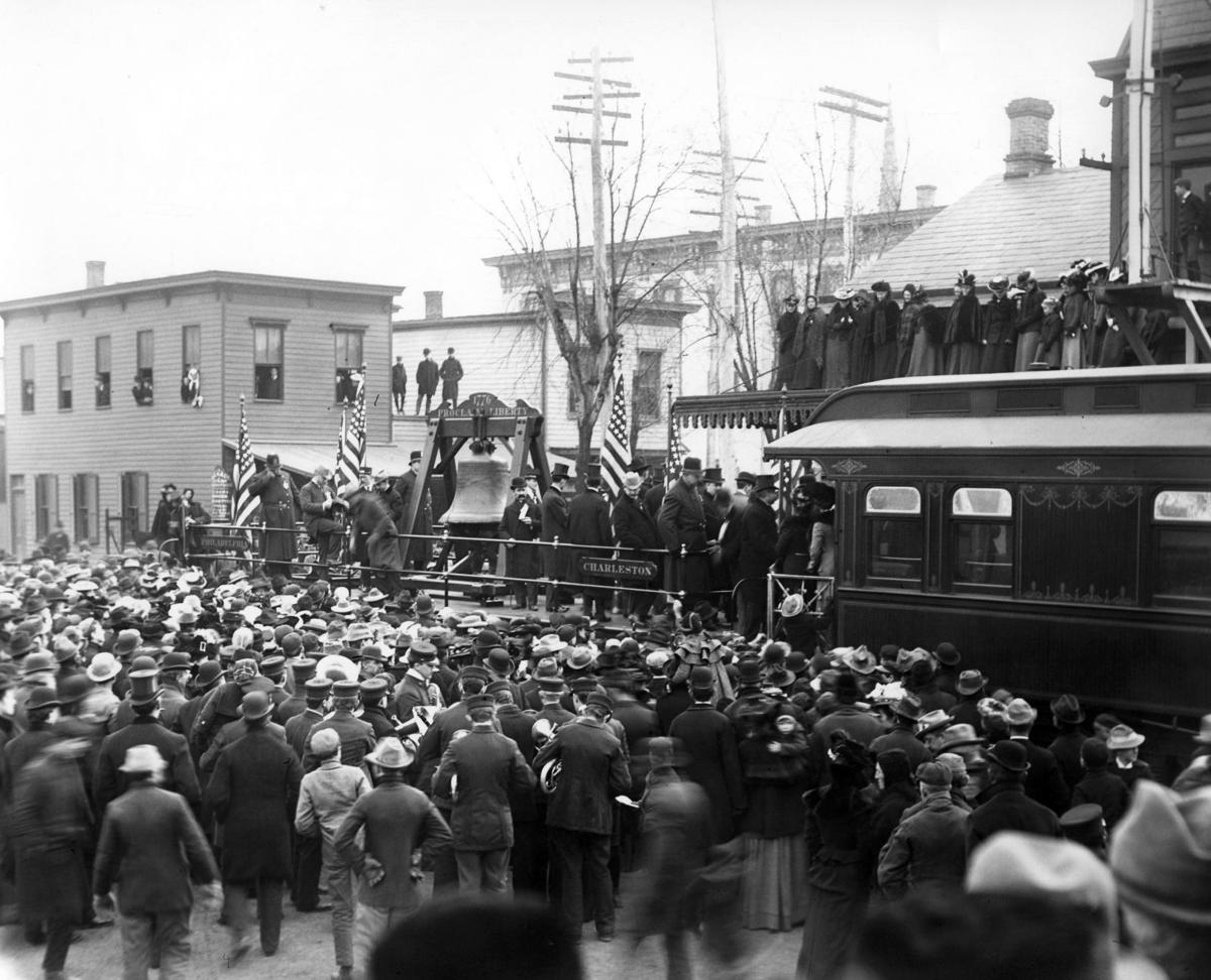 Ringing In 1902 Local Residents Rang In 1902 By Admiring The Liberty