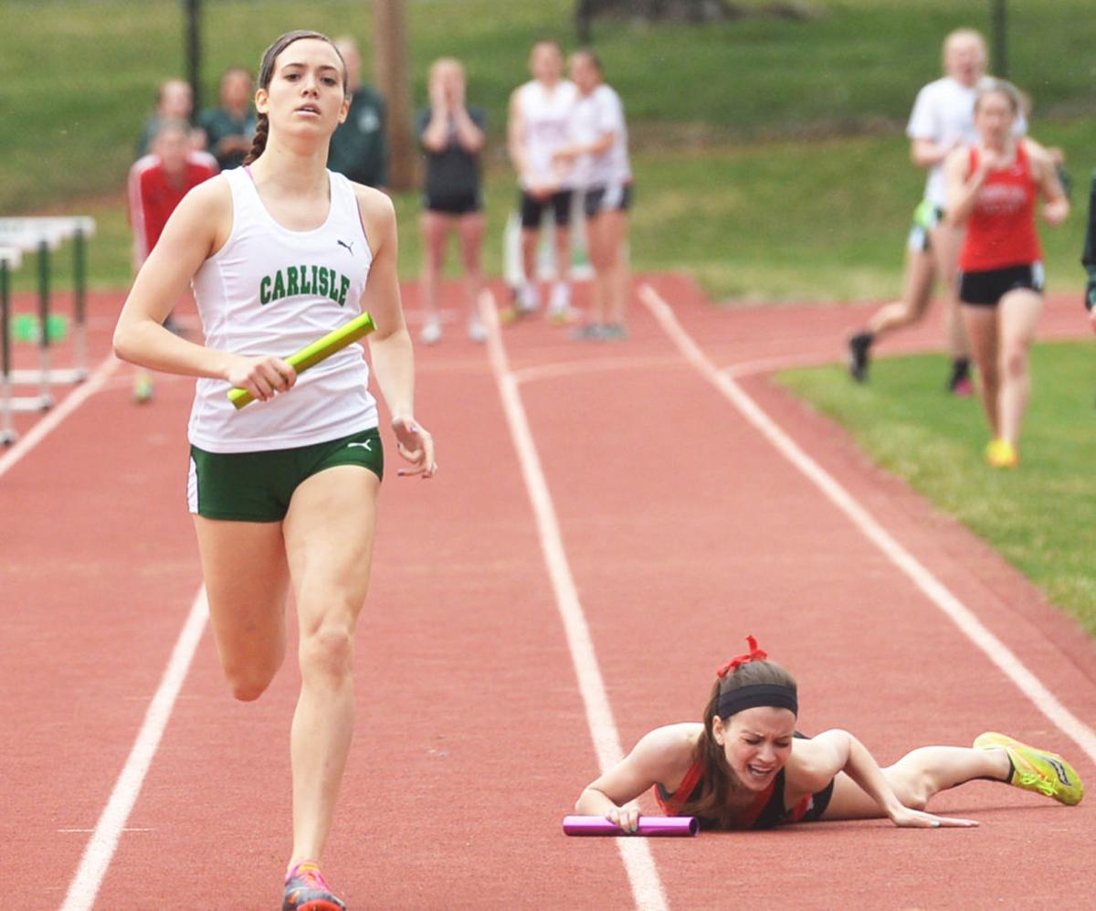 HS Track & Field Carlisle sweeps past CV Trackfield