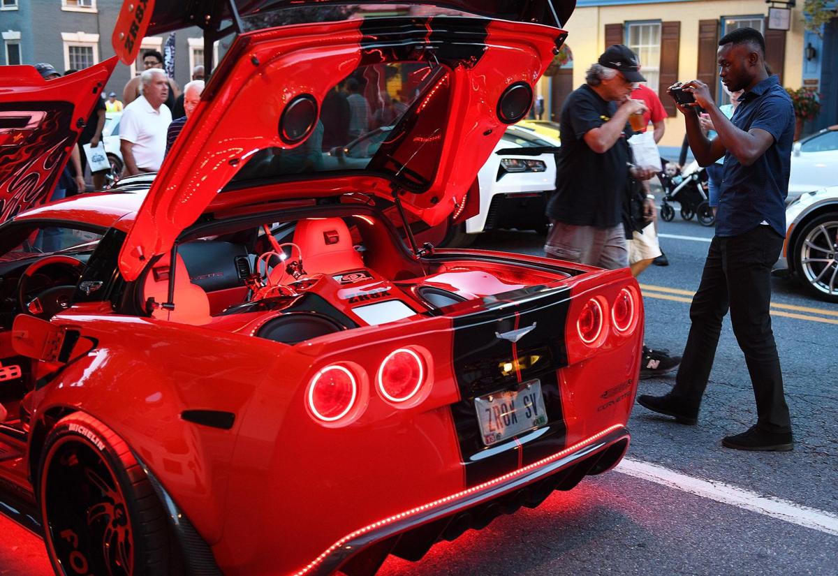 Photos Corvettes on parade in Carlisle Saturday night