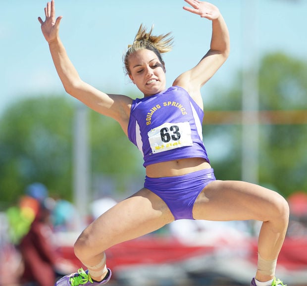 PIAA Track and Field Boiling Springs' Abby Martin wins gold in AA long