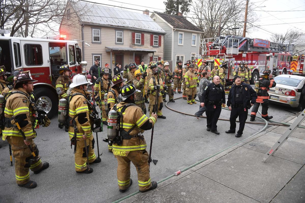 Secondalarm fire damages row homes in Carlisle Sunday