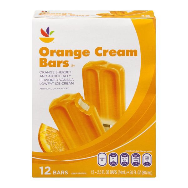 Giant recalls orange cream bars, ice cream bars