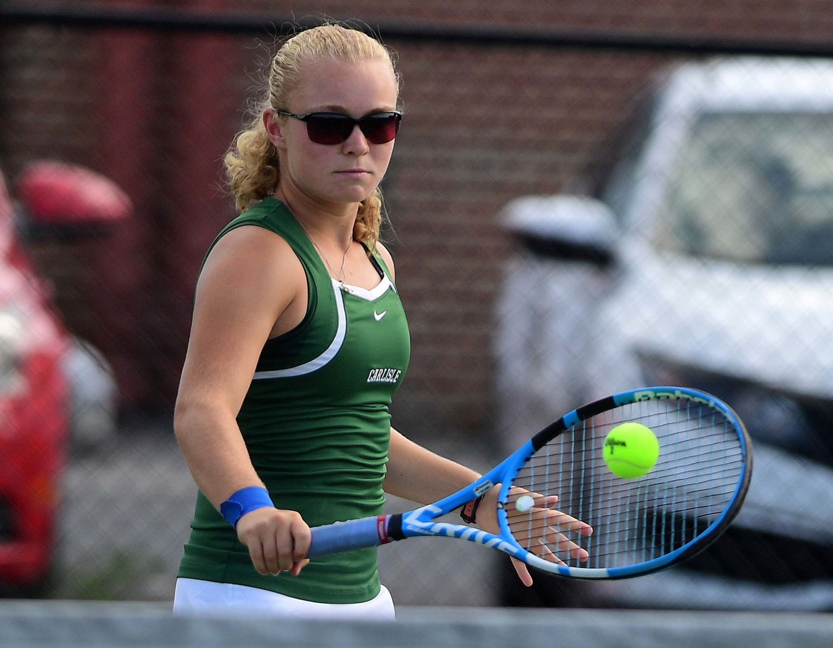 District 3 Girls Tennis Highlights Carlisles Sarah Guistwite advances to 3A finals for second year in a row