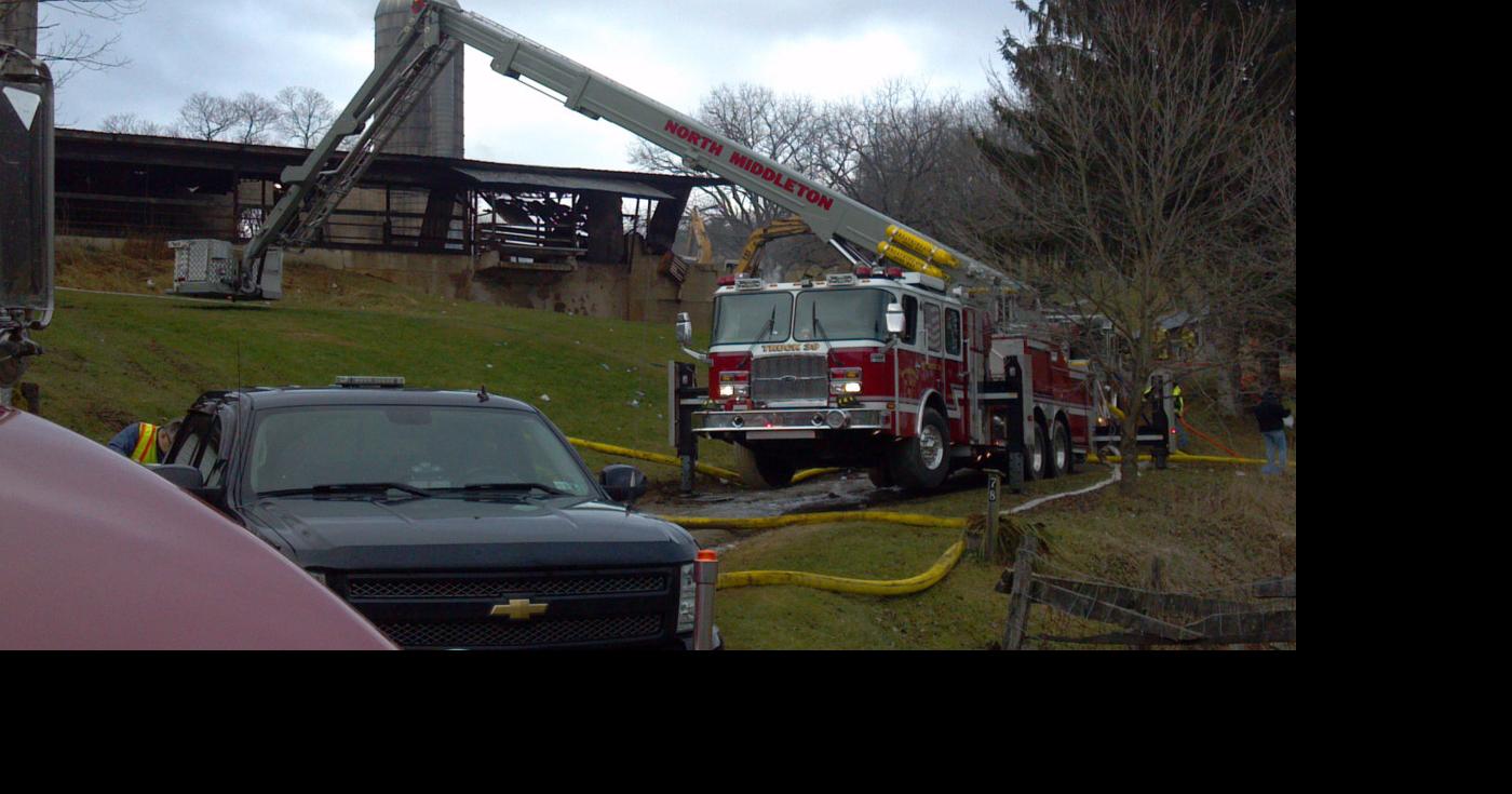 Crews battle barn fire in Perry County