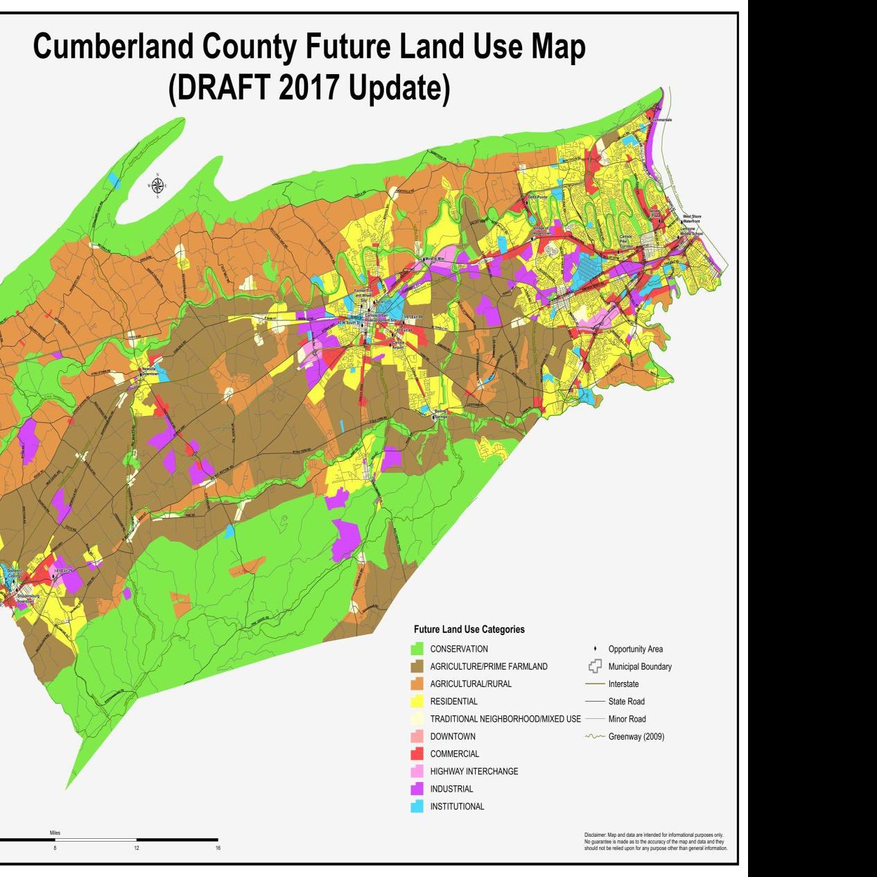Cumberland County Pa Map