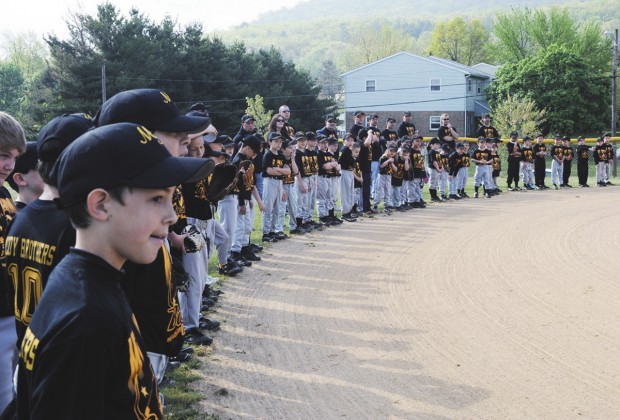 Sid Bream speaks at Mt. Holly Youth Sports Opening Day