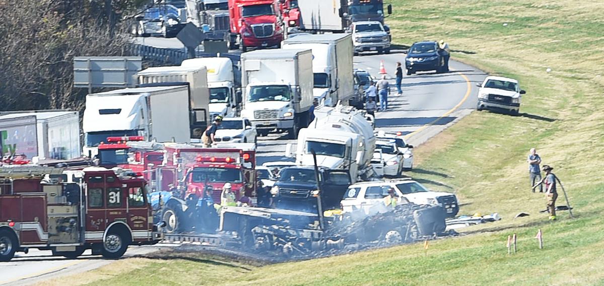 Crossover crash shuts down I81 Wednesday in Silver Spring Township