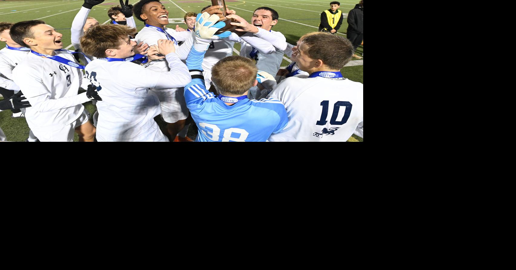 Luke Longenbach's goal secures District 3 Class A gold for Camp Hill boys soccer in defensive duel with York Catholic