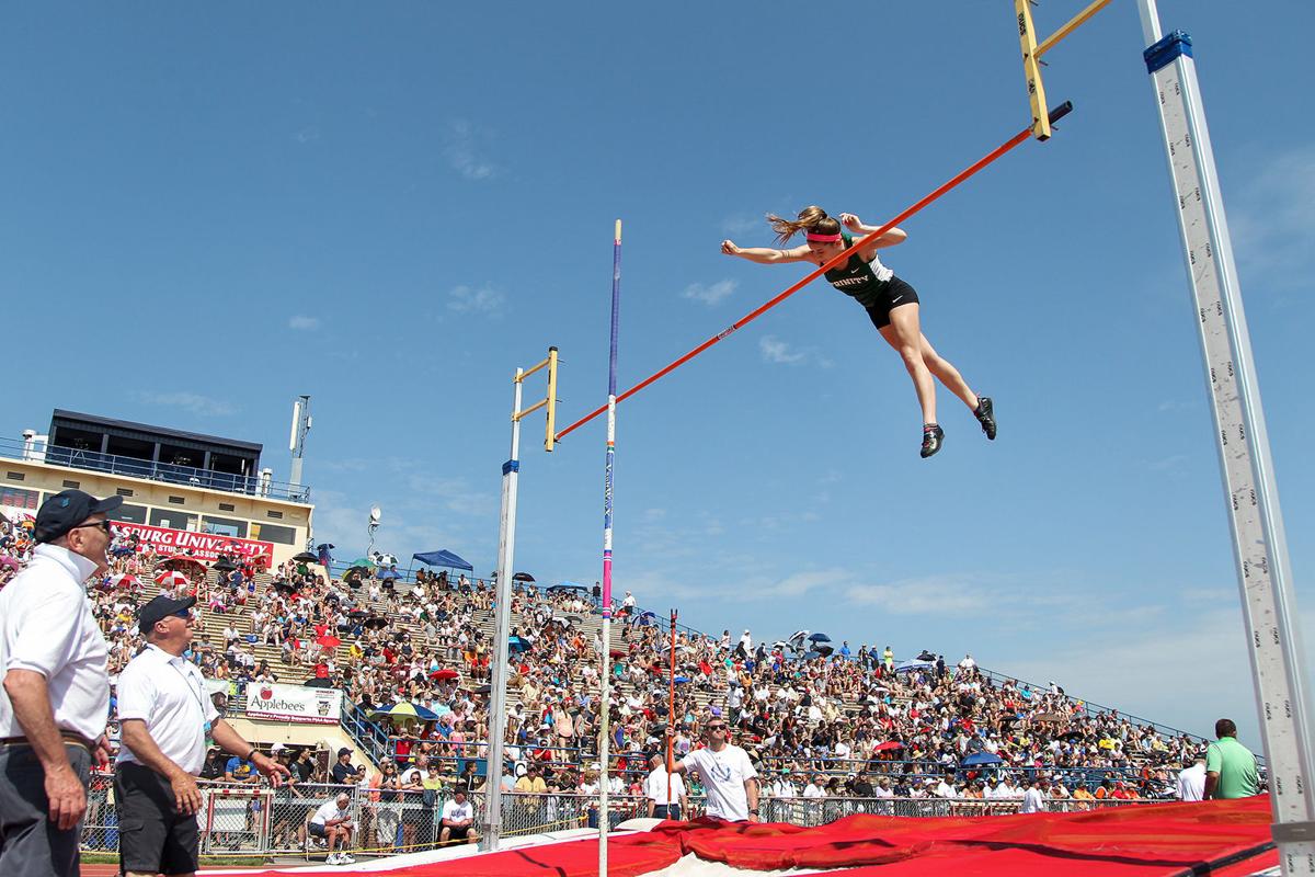 PIAA Trinity's Megan Silva takes third in girls pole vault on history