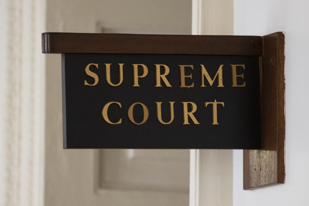 Pennsylvania Supreme Court door sign