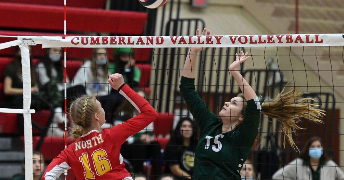Tilly Hutton York Suburban girls volleyball rallies from deficit to edge Trinity in ...