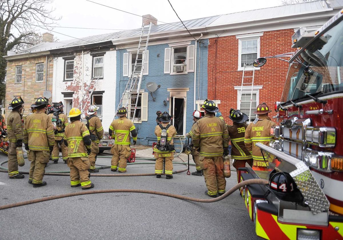 Secondalarm fire damages row homes in Carlisle Sunday