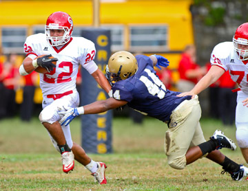 CV's Tim Rimpfel walks the sidelines vs. Red Lion in 2012