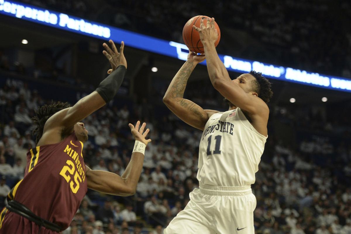 Penn State Men S Basketball Lamar Stevens Leads Penn State To Win