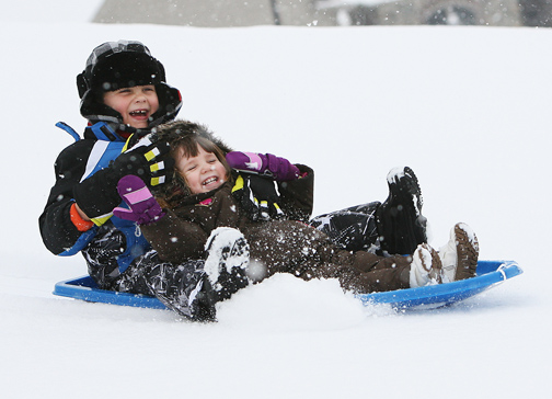 Group promotes use of helmets, protective gear for sledding