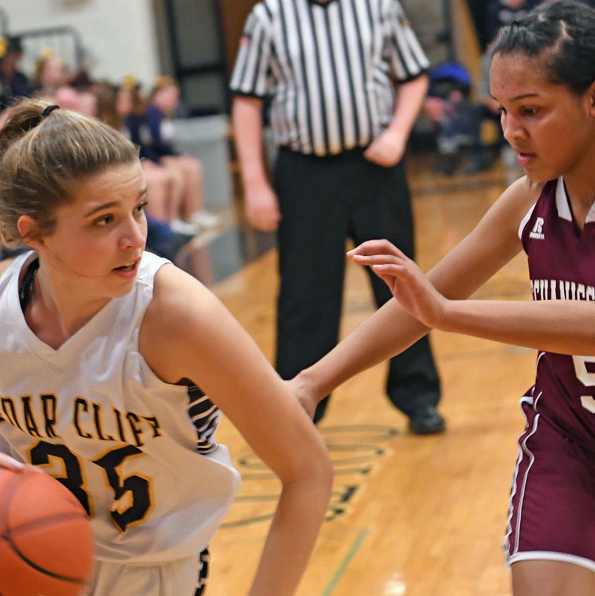 Hs Girls Basketball Highlights Cedar Cliff Stuns Mechanicsburg Ends Wildcats Unbeaten Run At 20 Girls Basketball Cumberlink Com
