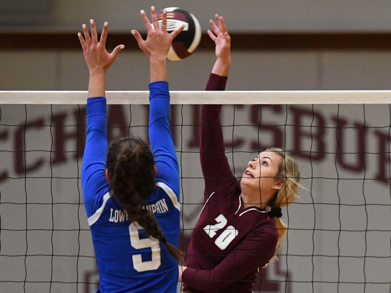 Hs Girls Volleyball Lower Dauphin Holds Off Mechanicsburg In Four Set Win Volleyball Cumberlink Com