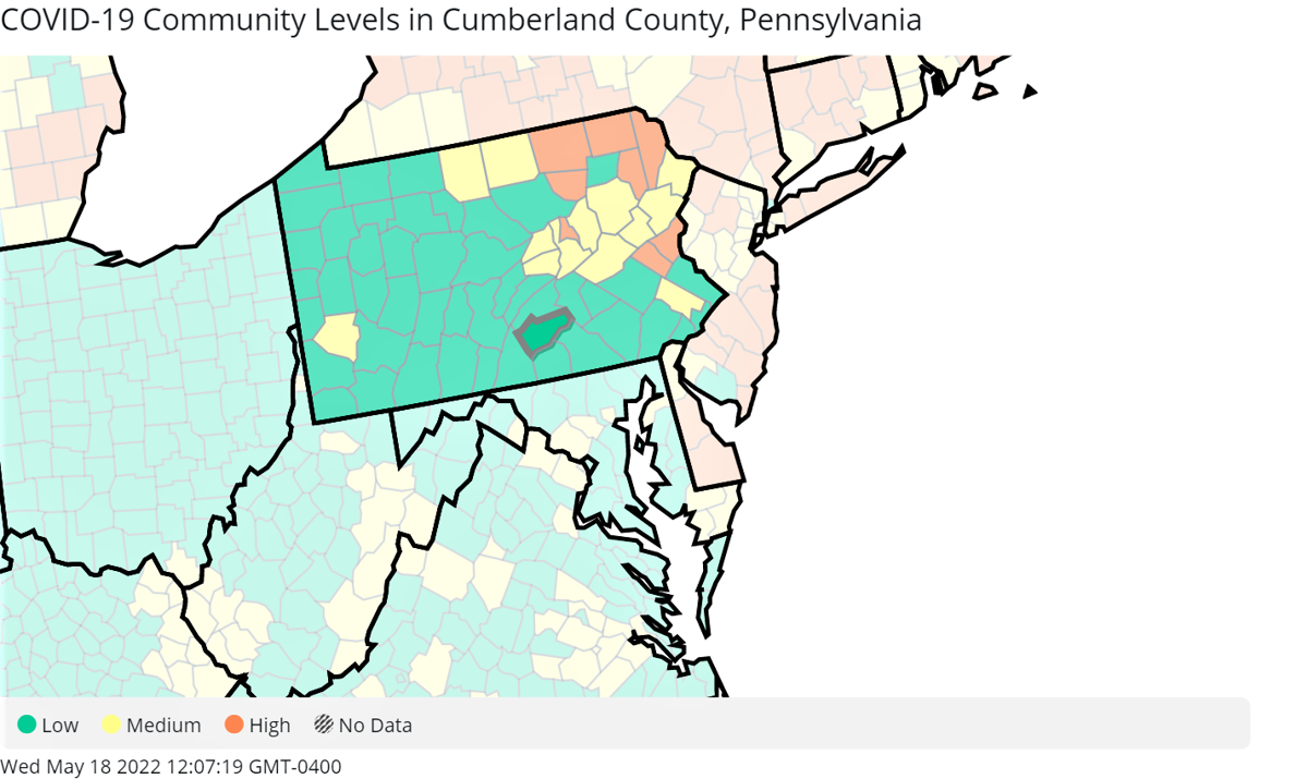 DOH Weekly Update Weekly COVID rates increase for Cumberland County, 5