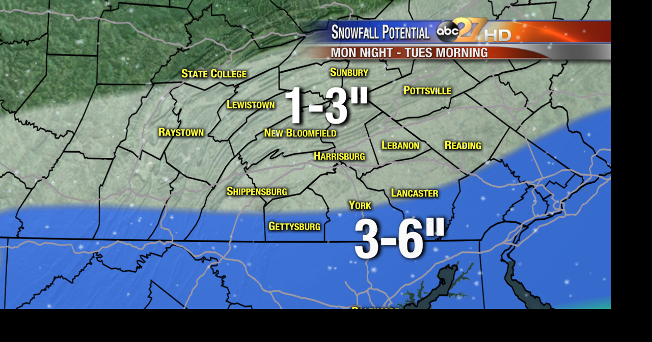 WEATHER ALERT: Winter weather advisory issued for Cumberland County