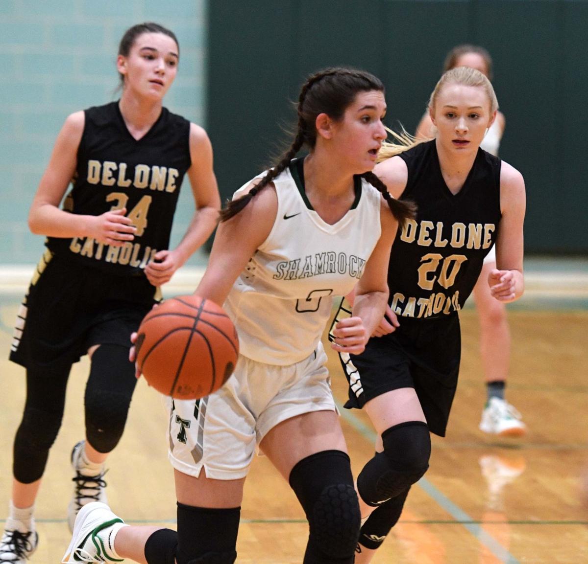 Hs Girls Basketball Delone Catholic S Defense Too Much For