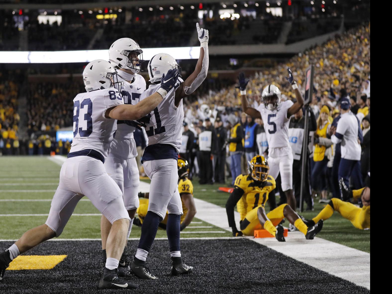 Noah Cain S Late Score 100 Yards Leads No 10 Penn State Over No