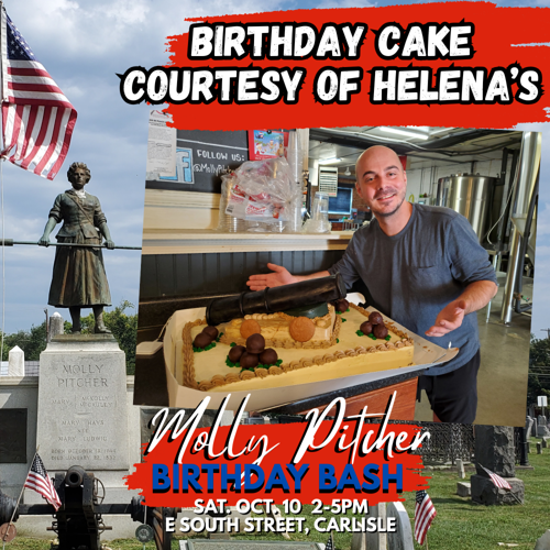 Molly Pitcher's 272nd Birthday Bash! Friday, September 4, 2026 by Phil George
