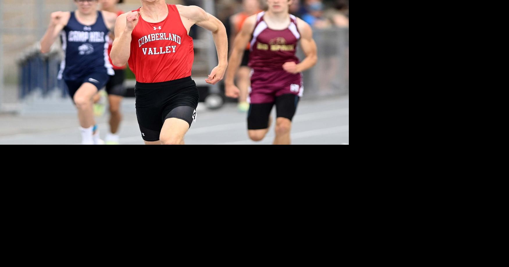 Boys Track and Field Cumberland Valley strikes gold 4 times