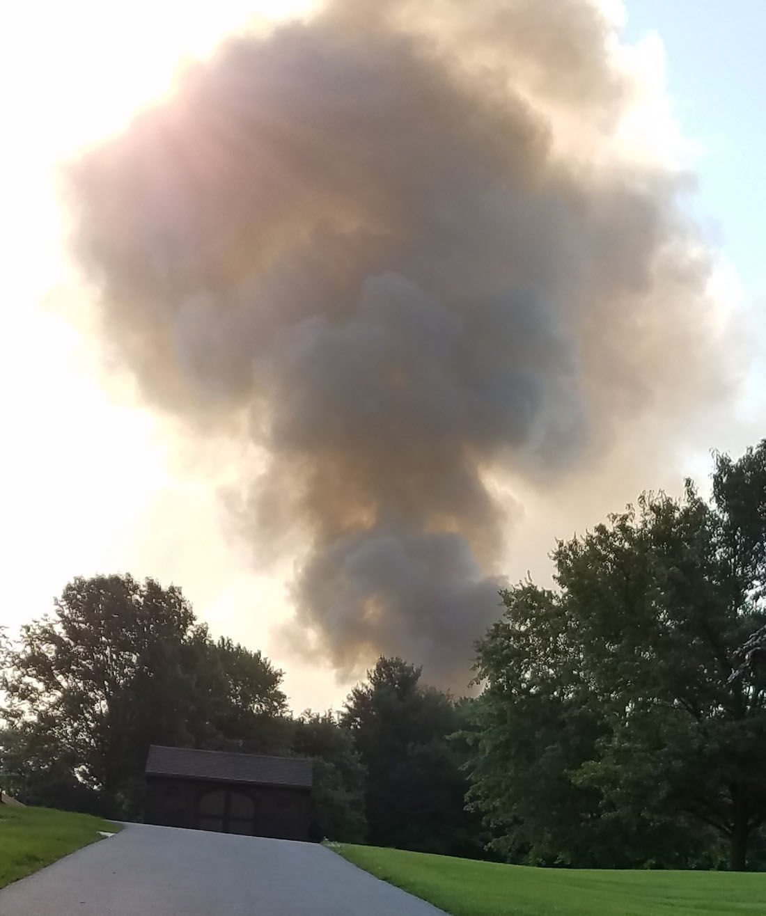 Crews clean up after large garage fire in South Middleton Township