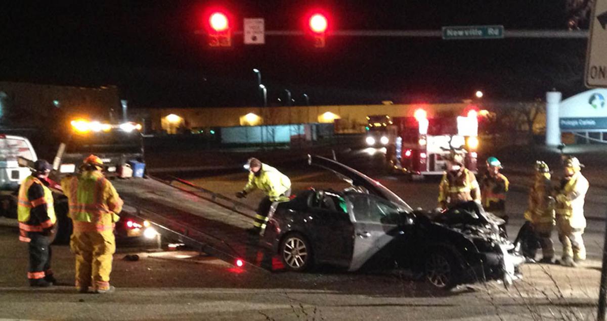 Three injured in North Middleton crash Friday