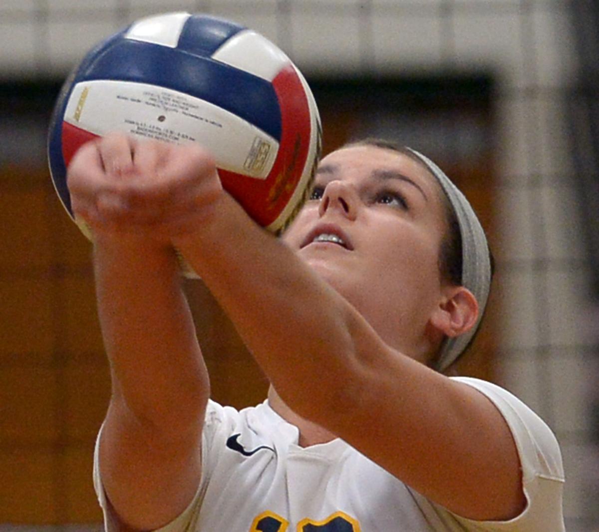 HS Girls Volleyball Carlisle wins wild match over Cedar Cliff