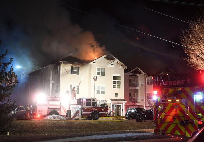 Carlisle apartment building fire injures three Saturday