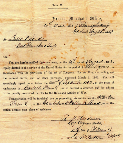 Tour Through Time Enlisted Soldiers and the Draft Tour Through Time