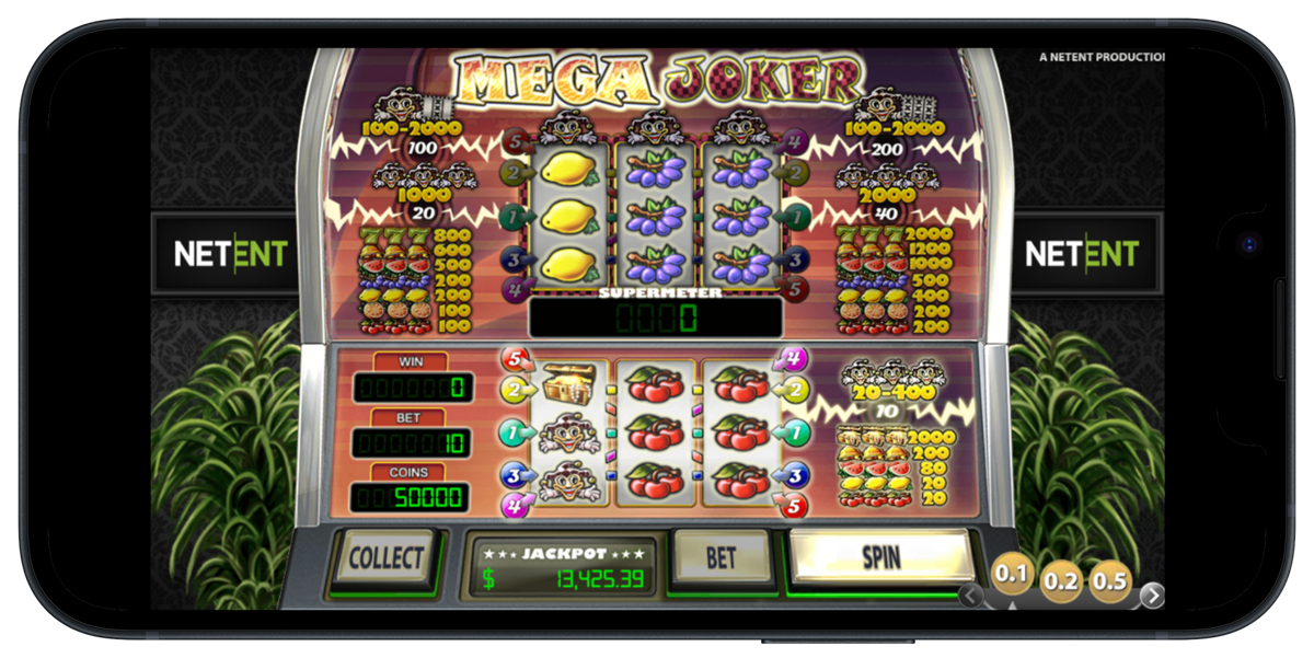 Mega Joker - Classic slot with great wins - play at LV BET