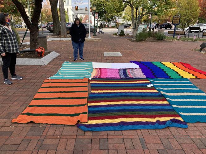 Homeless Remembrance Blanket Project tests its plan to cover Carlisle's