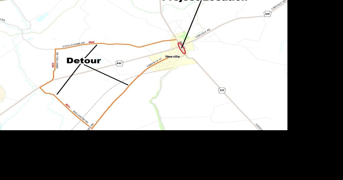 Two-week detour planned for paving project on High Street in Newville