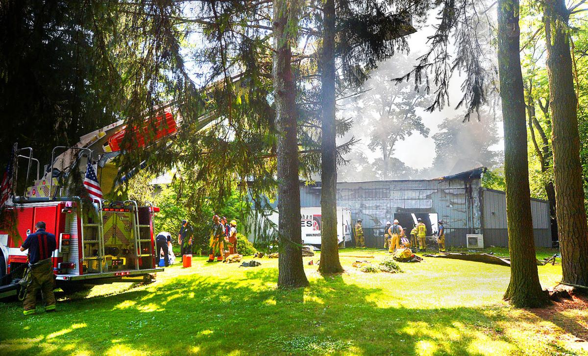 South Middleton Garage Fire