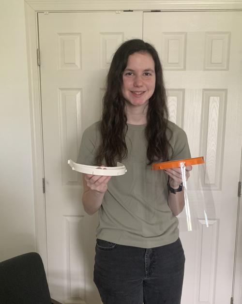 From Legos To Ppe Trinity Grad Emily Ward Putting Engineering Interests 3d Printer To Use Helping Supply Doctors Dentists Basketball Cumberlink Com