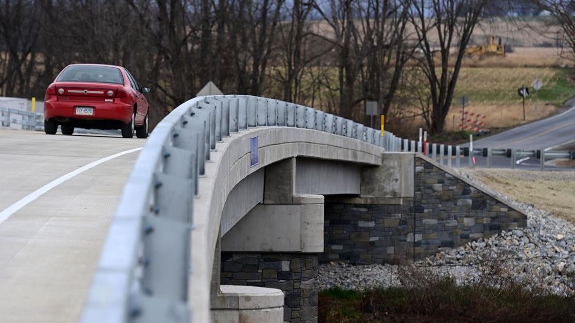 Watch Now: New Wolf Bridge opens to traffic in Middlesex Township | The Sentinel: News Watch Now: New Wolf Bridge opens to traffic in Middlesex Township | The Sentinel: News