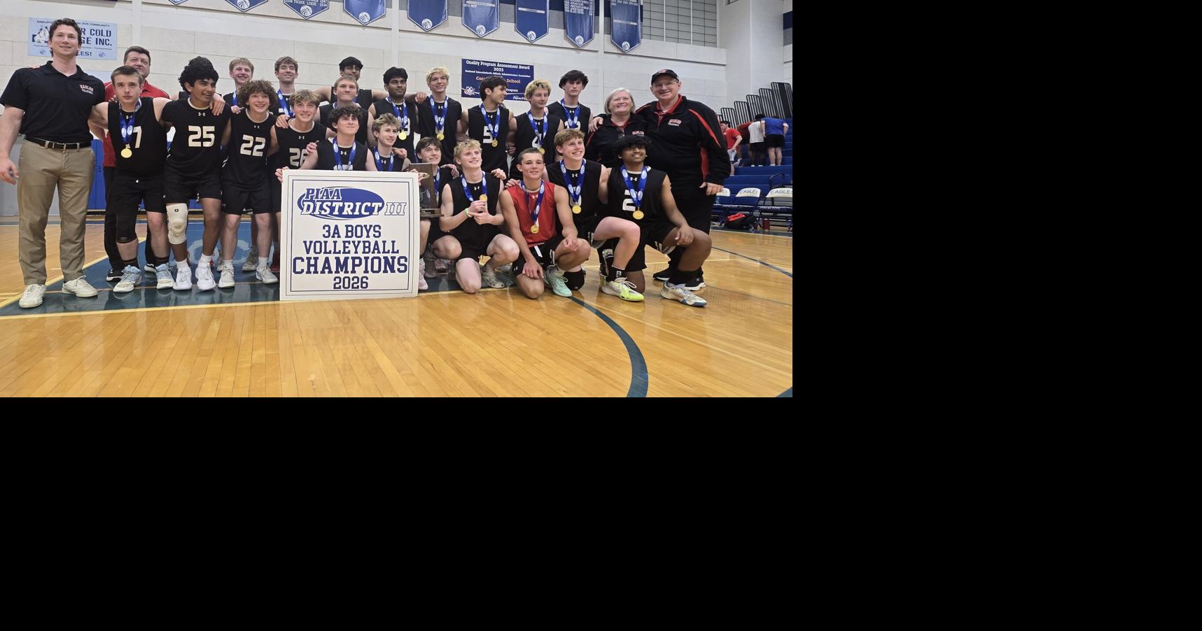 Cumberland Valley boys volleyball outlasts Dallastown in 5 sets for District 3-3A title
