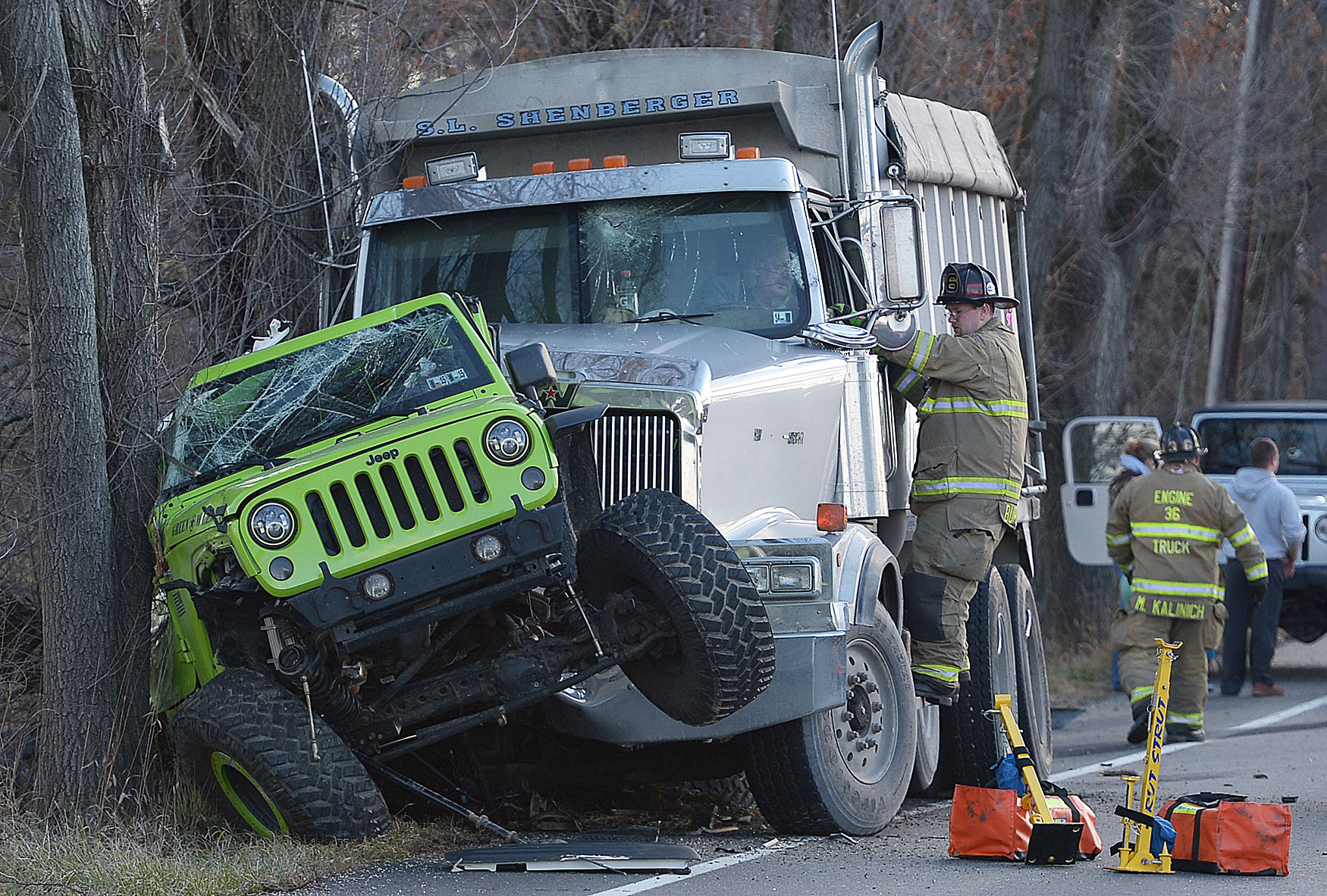 Gallery: Jeep And Dump Truck Crash