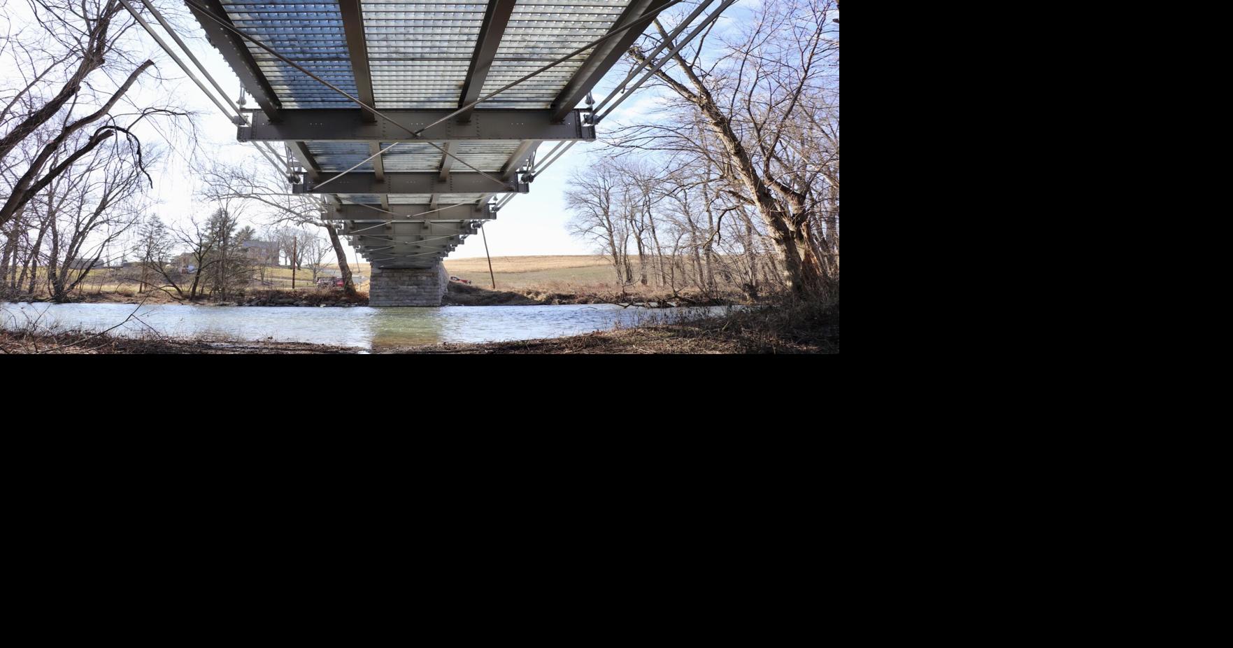 Closed since 2018, historic Hertzler Bridge reopens to traffic in ...
