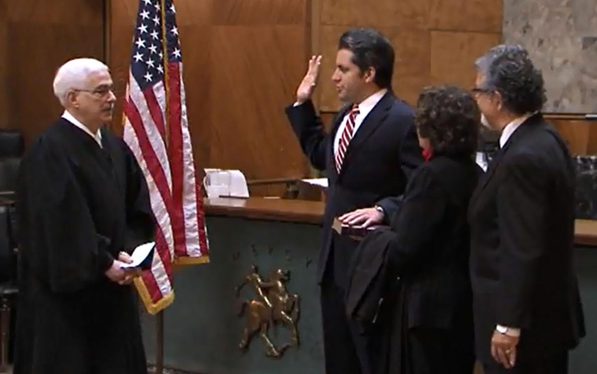 Son follows in father's footsteps to Dauphin County bench Harrisburg