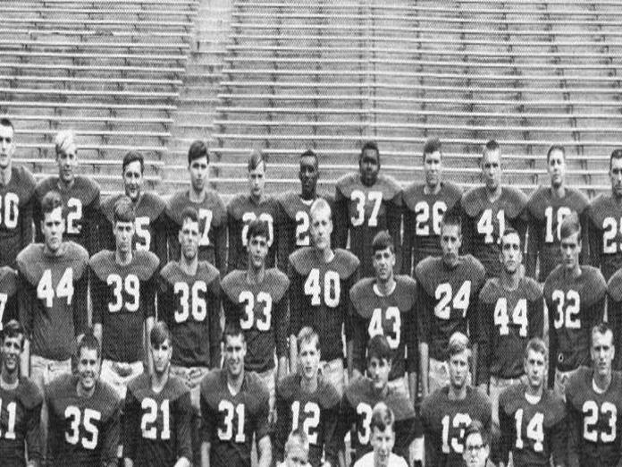 Carlisle High School S 1965 Undefeated Football Team Celebrates