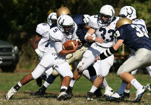 Bishop McDevitt rolls past Cedar Cliff football