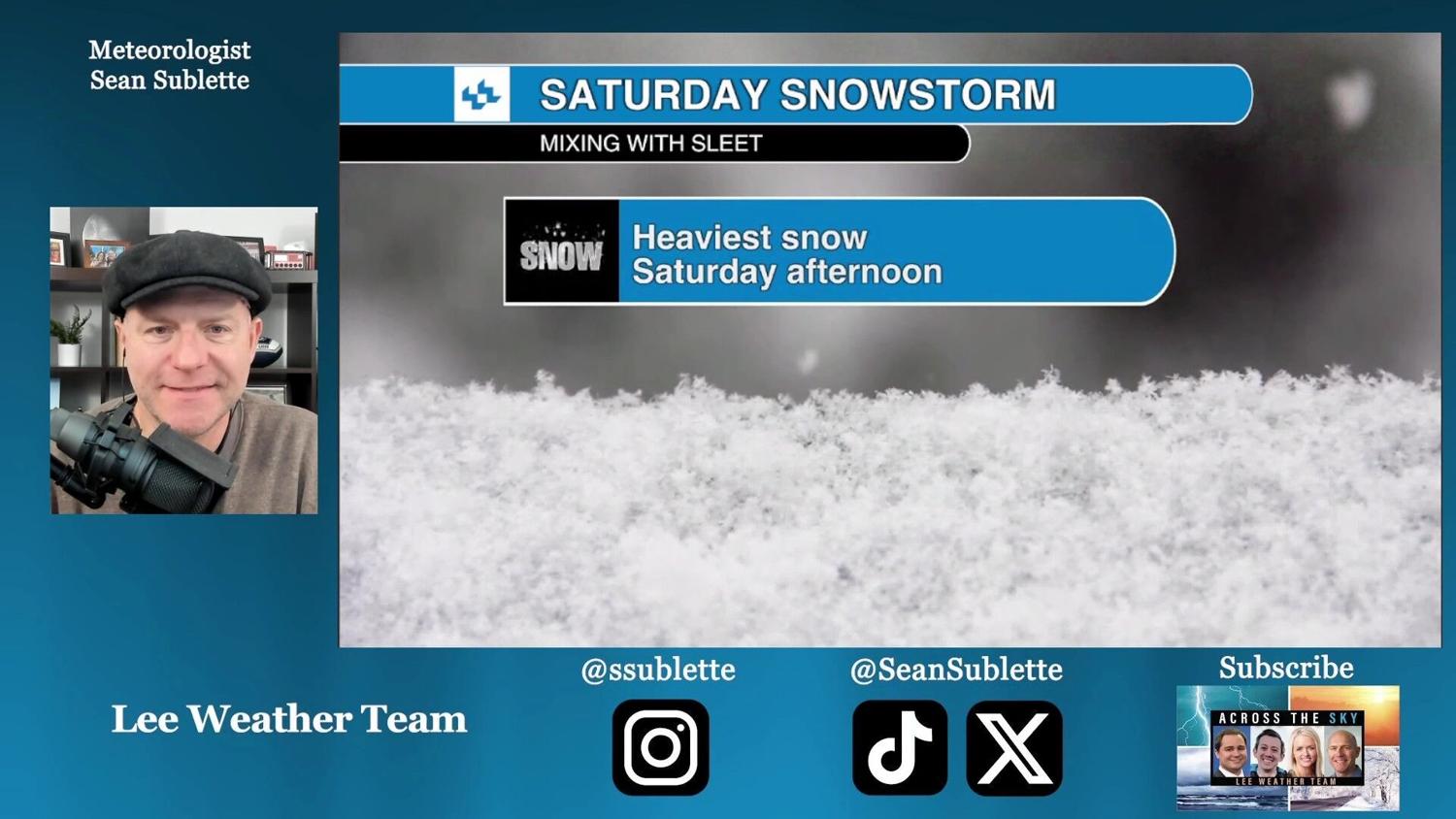 Saturday Storm Update How long does snow last in Central PA