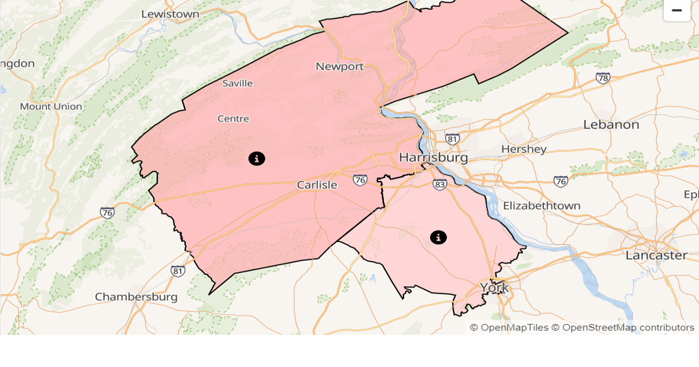 Interactive map Which PA Senate district do I live in?