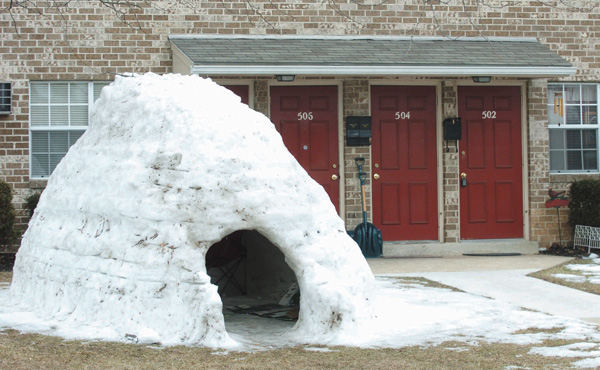 Igloo Returns To Front Yard Of Carlisle Apartment The Sentinel