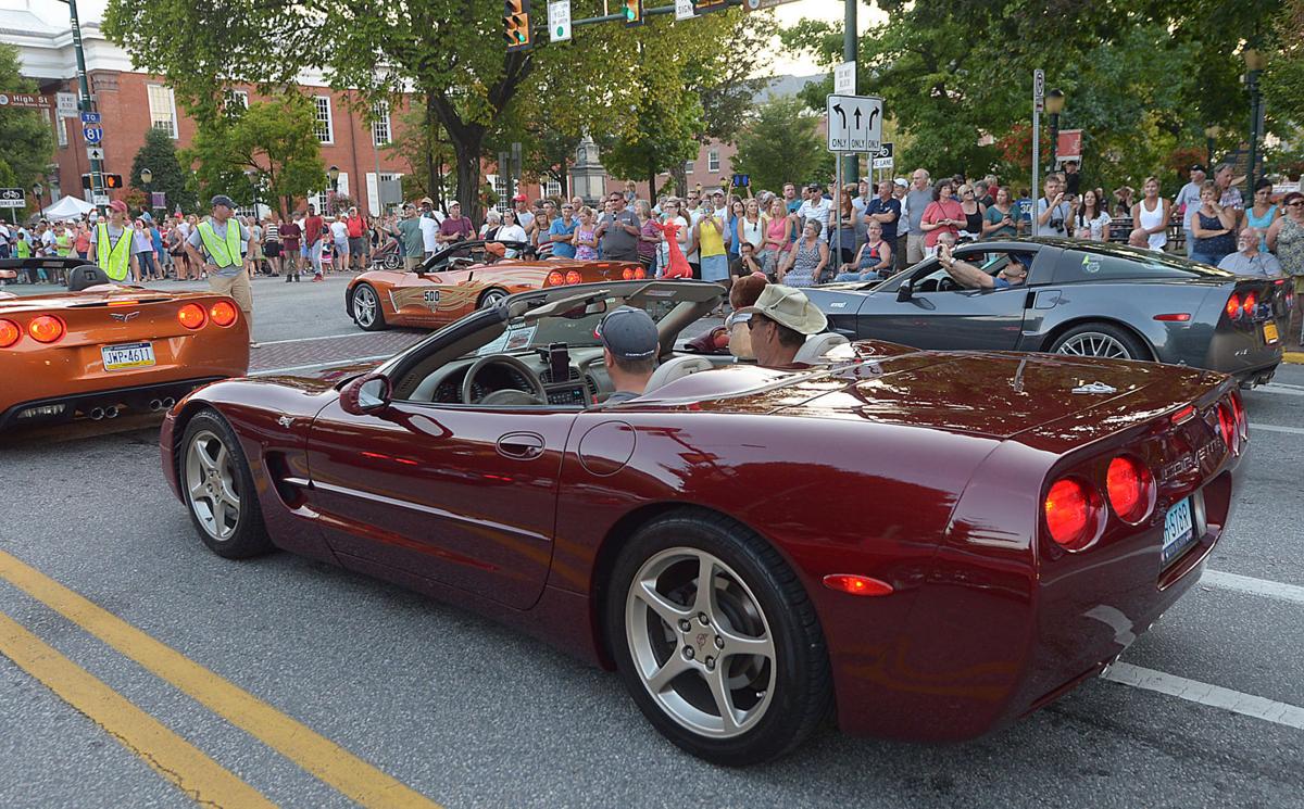 Corvettes pack downtown for annual parade Carlisle