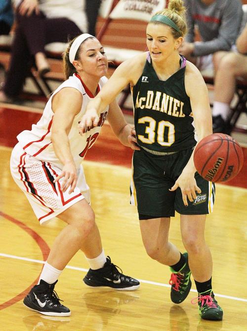 College Women S Basketball Struggling Dickinson Falls To Mcdaniel
