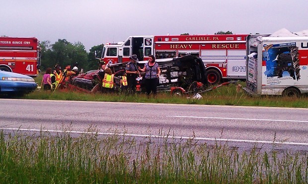 Carlisle puts traffic plan into effect after I81 crash Wednesday